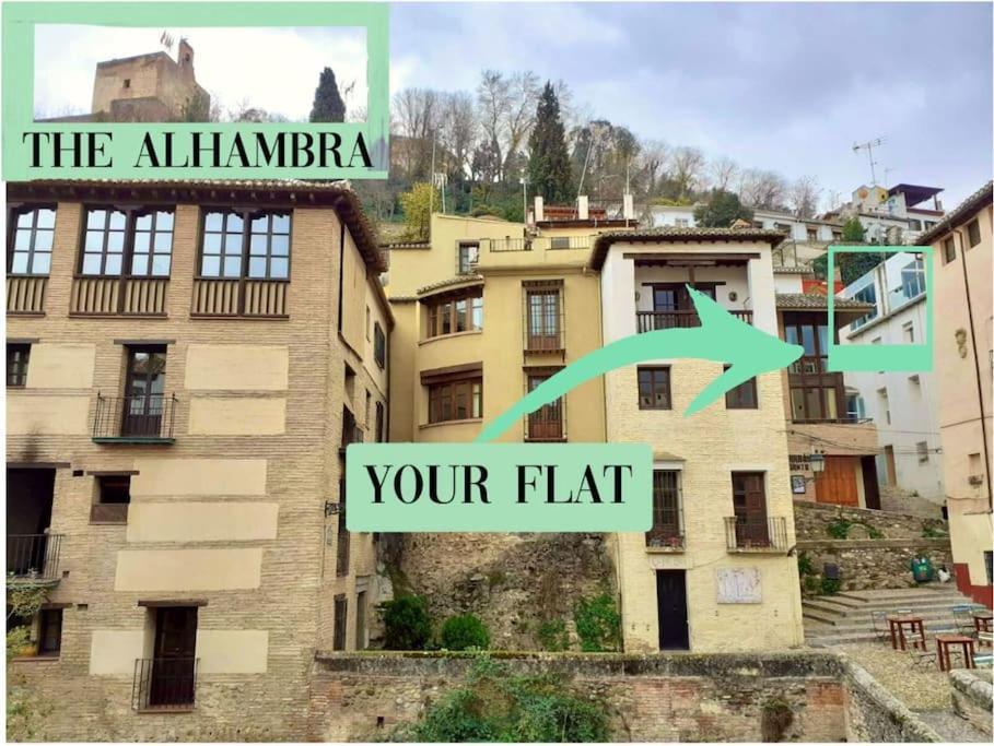 Spacious Loft / Literally At The Foot Of Alhambra Granada Exterior foto